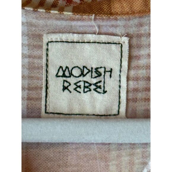 Modish Rebel Women X-Large Plaid Button-Up Shirt READ - Picture 5 of 11